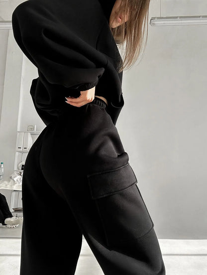 Hoodies And Pants Hoodies Set Clothes Women Two Pieces Sweatshirts trousers sets sets for women 2 pieces Woman clothing