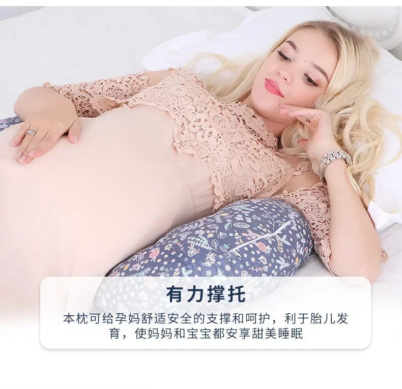 Waist Pillow for Pregnant Women Multifunctional Abdominal Protection Side Lying Artifact U-shaped Cushion Maternity Body Pillow