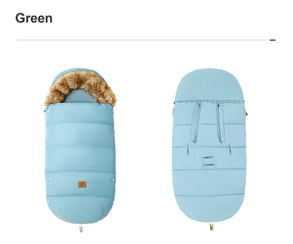 Winter-Fußsack für Kinderwagen, 0–36 Monate, winddicht, warm, Umschlag für universellen Kinderwagen, für draußen, Reisezubehör für Kinderwagen