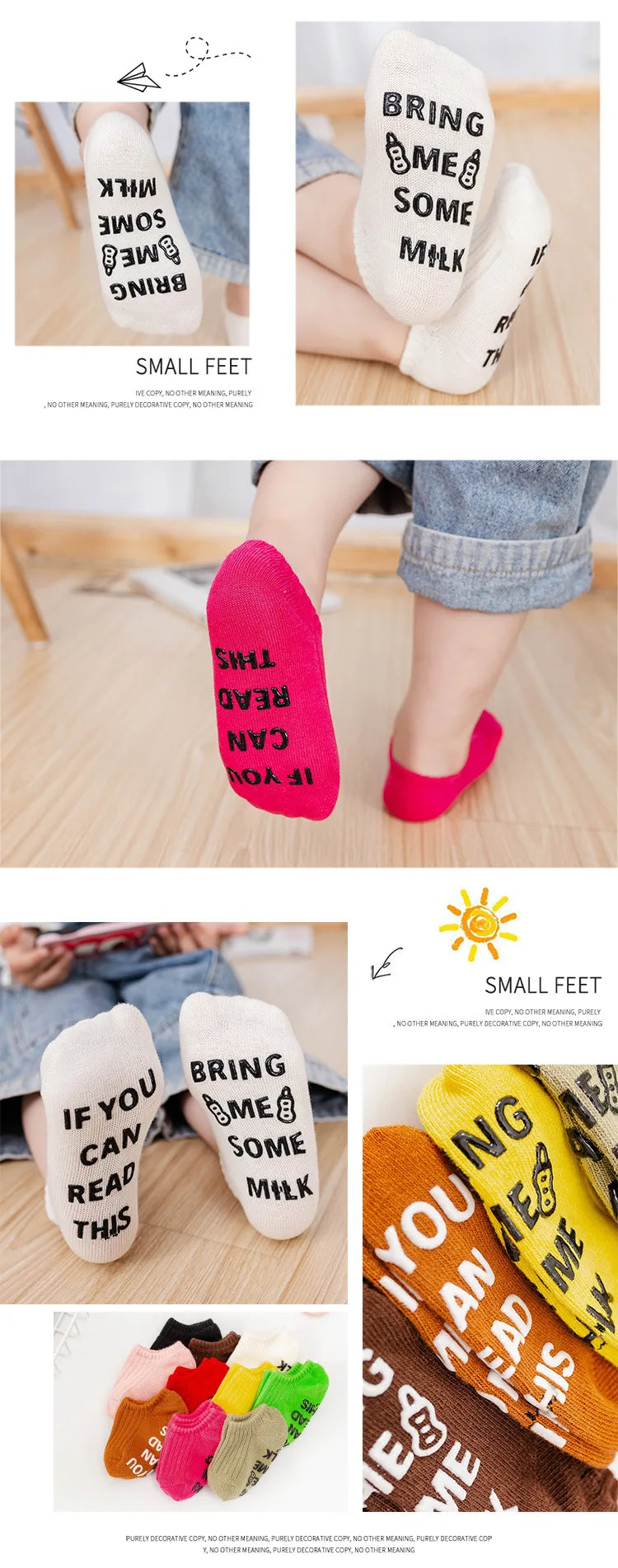 Summer Spring Thin Cotton Rubber Anti-slip Short Ankle Stockings Cute Candy Color Stripe White Baby Floor Socks for Boys Girls