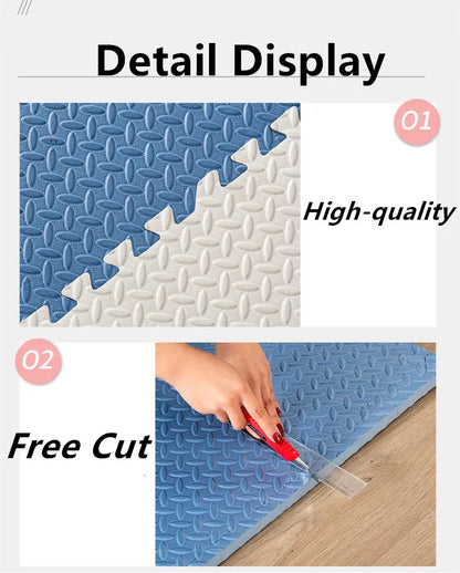 Tatame Baby Play Mat Thick 25mm Baby Activity Gym Play Mats 6PCS 30x30cm Play Mats for Baby Mat Tatames Kids Carpet Puzzle Mat