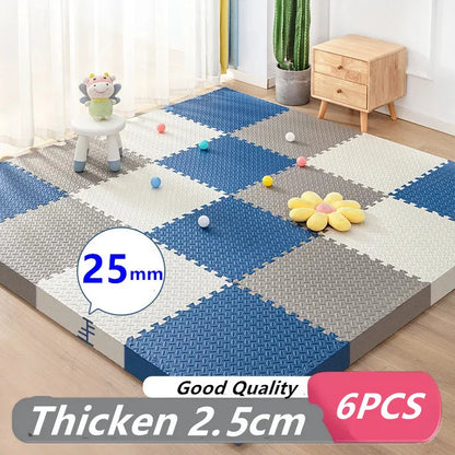 Tatame Gym für Babys Spielmatte Aktivitätenmatte für Babymatte 6-teiliges Spielmatten Spielzimmermatte Spielmatten Bodengeräuschmatte Puzzlematte