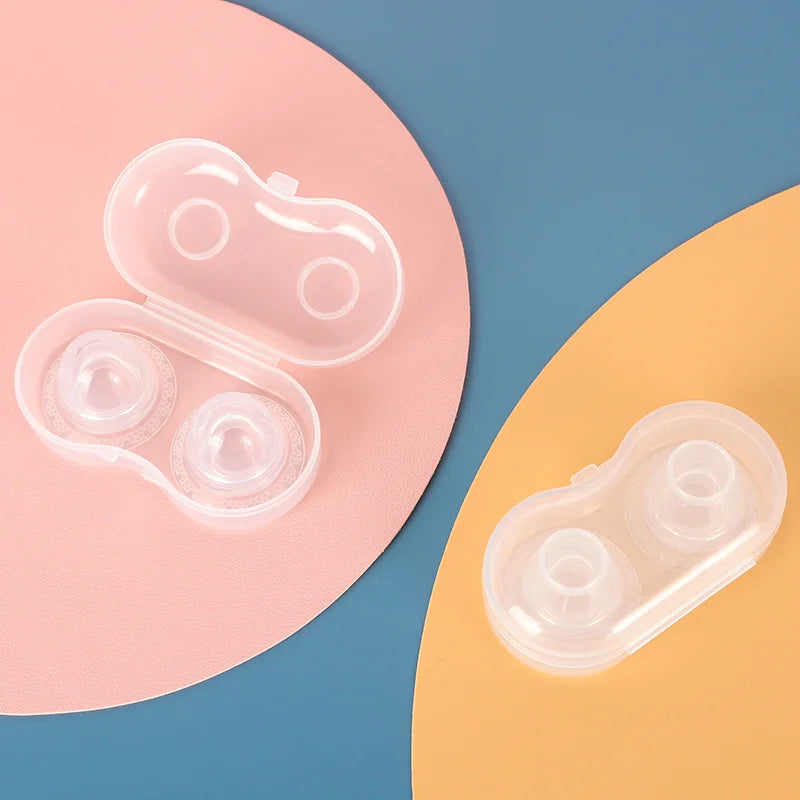 Silicone Nipple Correction Niplette Nipple Shield Sucker Corrector Flat 2PCS Corrector Flat Silicone Nipple Breast Correction