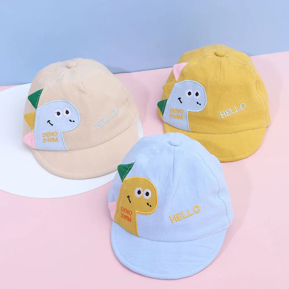 Baby's Casual Baseball Hat For 6-24Months Spring Summer Autumn Rabbit Ear Cap Dot Beach Caps Panama Cap Outdoor Children Sun Hat