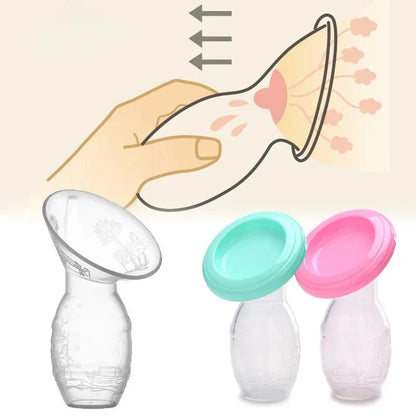 Baby breast milk manual breast pump children's milk powder feeding silicone breast pump maternal supplies accessories