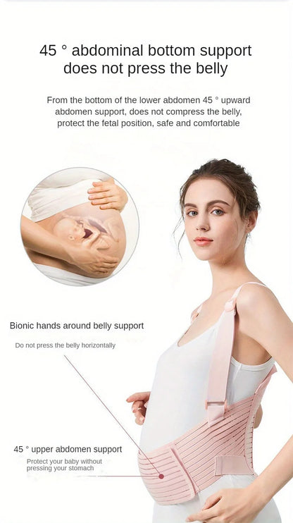 MOOZ Pregnant Women Support Belly Band Care for Pregnancy Breathable Adjustable Postpartum Girdle Pregnancy Products CDC018