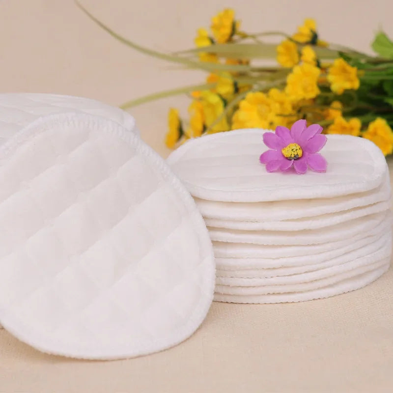 6/8/10pcs Reusable Nursing Breast Pads Washable Soft Absorbent Baby Breastfeeding Breast Cotton Pads for Pregnant Women