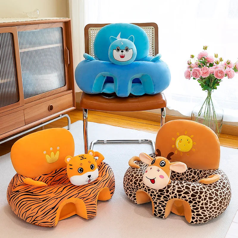 Baby Sofa Baby Seat Sofa Frame Cotton Feeding Chair Baby Seats Nest Puff Washable No Filler Cradle Sofa Chair