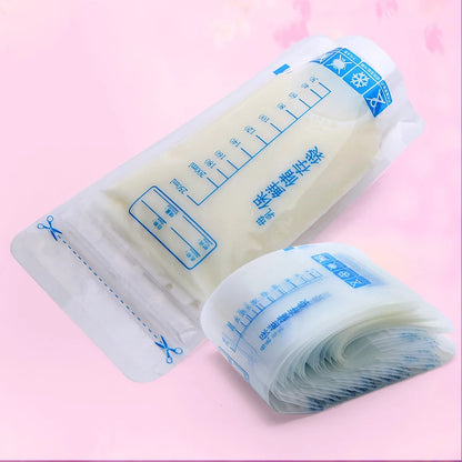 30pcs 250ml Milk Freezer Bags Mother Milk Baby Food Storage Breast Milk Storage Bag BPA Free Baby Safe Feeding Bags