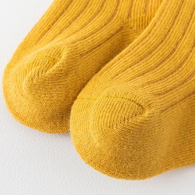 Socken mit dem Buchstaben N, weich gestrickt, für Kinder, Babys, Mittelschlauchstrümpfe, lange Socken für Säuglinge, Kleinkinder, Jungen und Mädchen, lässige, sportliche Sockenplatte