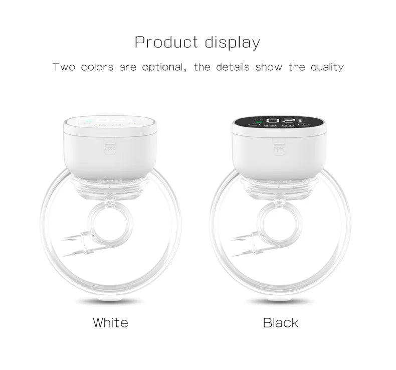 Electric Wearable Breast Pump Handsfree BPA Free Low Noise Efficient Emptying Breast Breastfeeding Portable Breast Milk Exactor