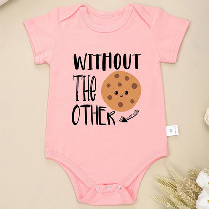 Can't Have One Without The Other Twin Baby Boys Clothes Bodysuits Cute Print Fashion Newborn Onesie Summer Ropa De Bebe Niña