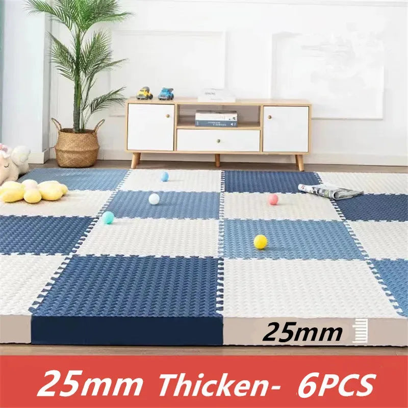 Tatame Gym für Babys Spielmatte Aktivitätenmatte für Babymatte 6-teiliges Spielmatten Spielzimmermatte Spielmatten Bodengeräuschmatte Puzzlematte